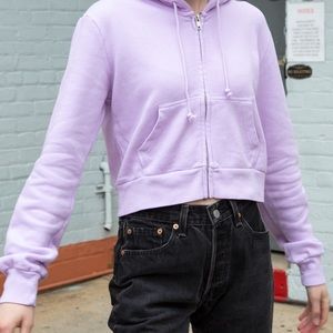 Purple Brandy Melville christy hoodie